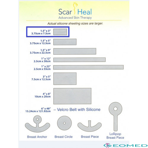 Scar FX  Силиконовый пластырь 3,75 на 7,5 см