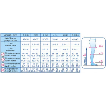 593 Колготки компрессионные Scudotex (19-22mmHg) 140 den открытый носок (мысок)